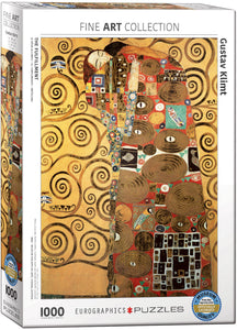 Puzzle: Fine Art Masterpieces - The Fulfillment (Detail) by Gustav Klimt