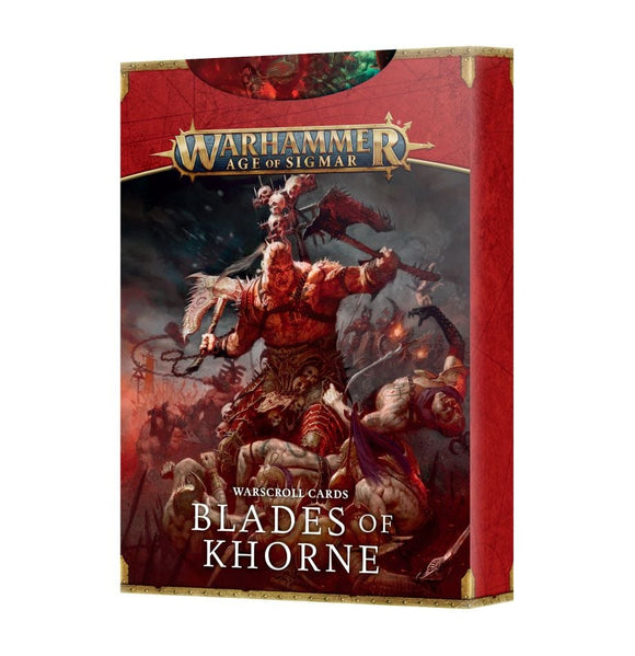 Warhammer: Blades of Khorne - Warscroll Cards