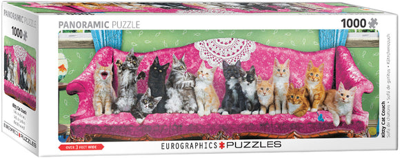 Puzzle: Panoramic Puzzles - Kitty Cat Couch
