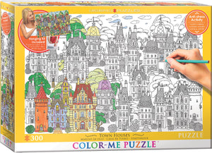 Puzzle: Color-Me Collection - Town Houses