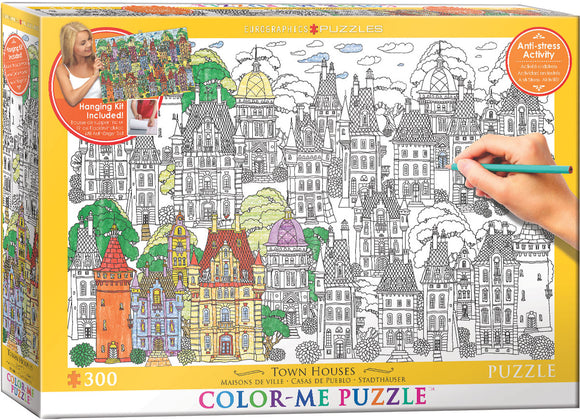 Puzzle: Color-Me Collection - Town Houses
