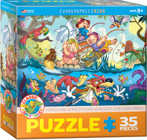 Puzzle: Classic Fairy Tales - The Three Little Pigs