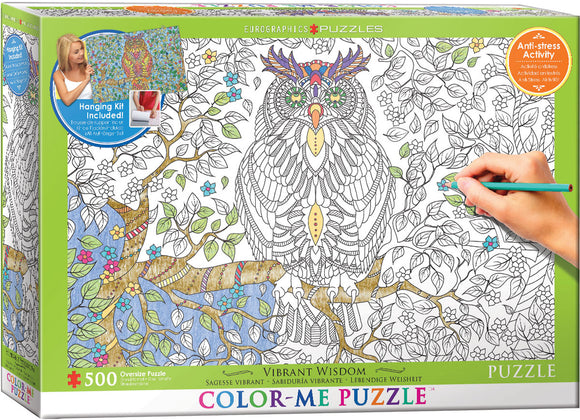 Puzzle: Color-Me Collection - Vibrant Wisdom