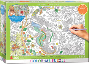 Puzzle: Color-Me Collection - Tropical Birds