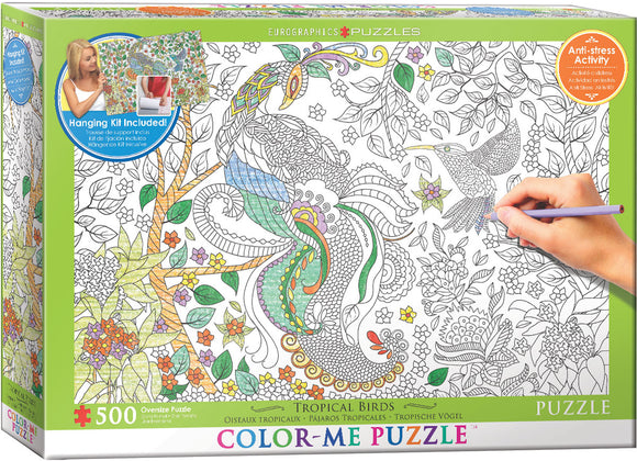 Puzzle: Color-Me Collection - Tropical Birds