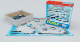 Puzzle: Educational Charts for Kids - History of Aviation