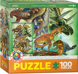 Puzzle: Natural History Charts - Herbivorous Dinosaurs