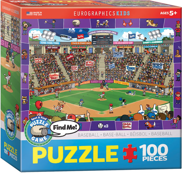 Puzzle: Spot & Find Puzzle Games - Spot & Find Baseball