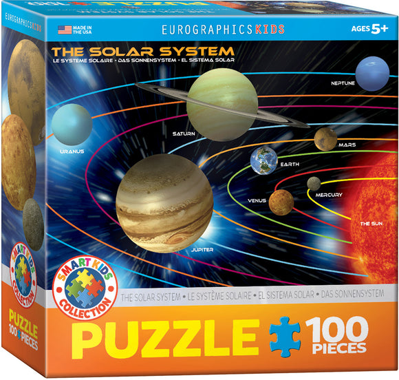 Puzzle: Educational Charts for Kids -The Solar System
