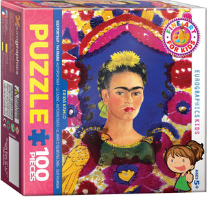 Puzzle: Fine Art Masterpieces - Frida Kahlo - Self Portrait - The Frame