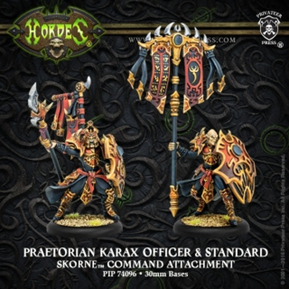 Hordes: Skorne Praetorian Karax Commander & Standard