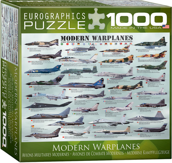 Puzzle: Sea & Land Transportation - Modern Warplanes