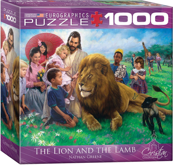 Puzzle: Artist Series - The Lion and the Lamb by Nathan Greene