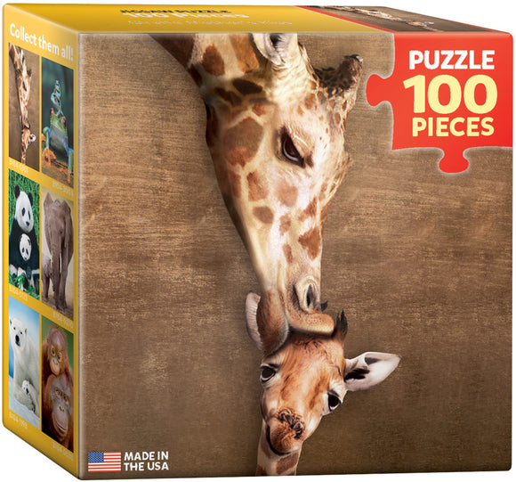 Puzzle: Mini Puzzle Collection - Giraffe Mother's Kiss