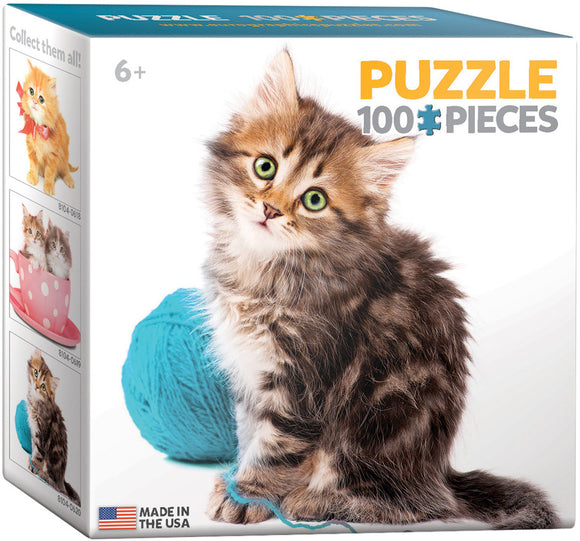 Puzzle: Mini Puzzle Collection - Cat with Wool