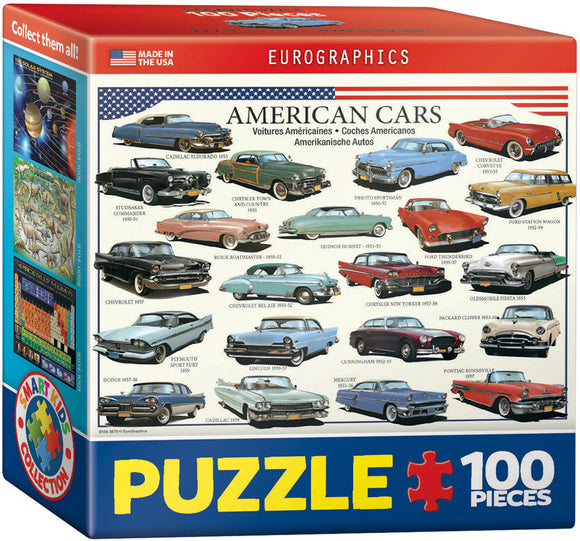 Puzzle: Mini Puzzle Collection - American Cars of the Fifties