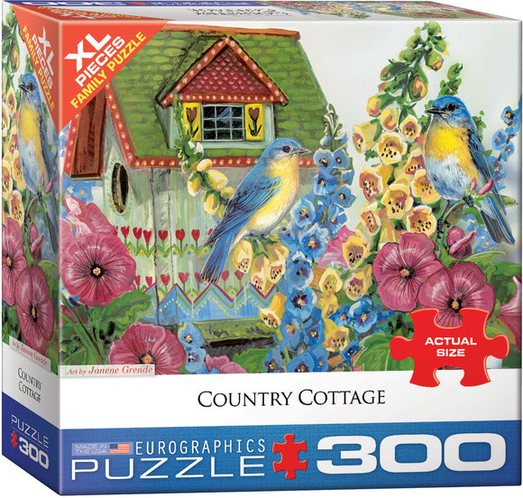 Puzzle: Family Oversize Puzzles - Country Cottage by Janene Grende