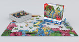 Puzzle: Family Oversize Puzzles - Country Cottage by Janene Grende