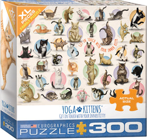 Puzzle: Yoga Dogs & Cats Collection - Yoga Kittens