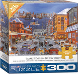 Puzzle: Family Oversize Puzzles - Market Days on Fulton Street