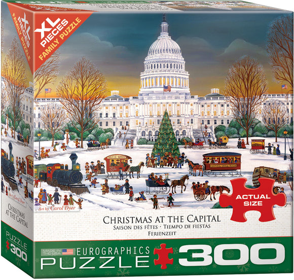 Puzzle: Variety 300 Pieces - Christmas at the Capitol
