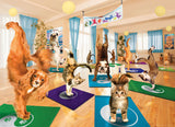 Puzzle: Yoga Dogs & Cats Collection - Yoga Studio