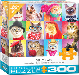 Family Oversize Puzzles - Silly Cats
