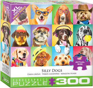Family Oversize Puzzles - Silly Dogs