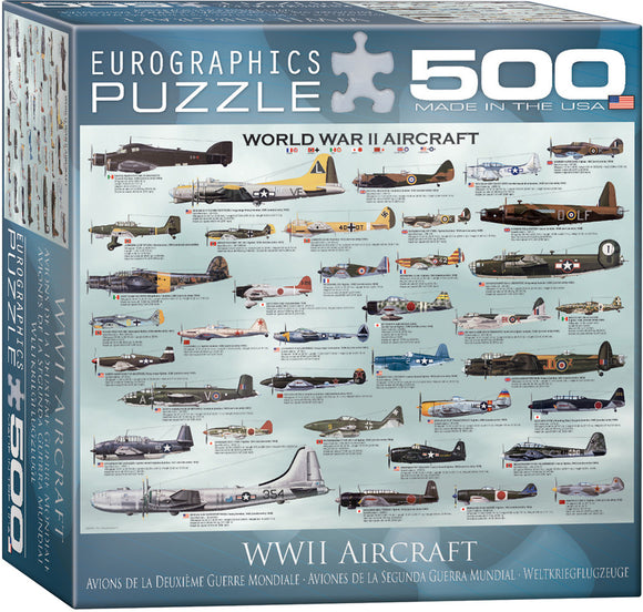 Puzzle: Family Oversize Puzzles - WWII Aircraft