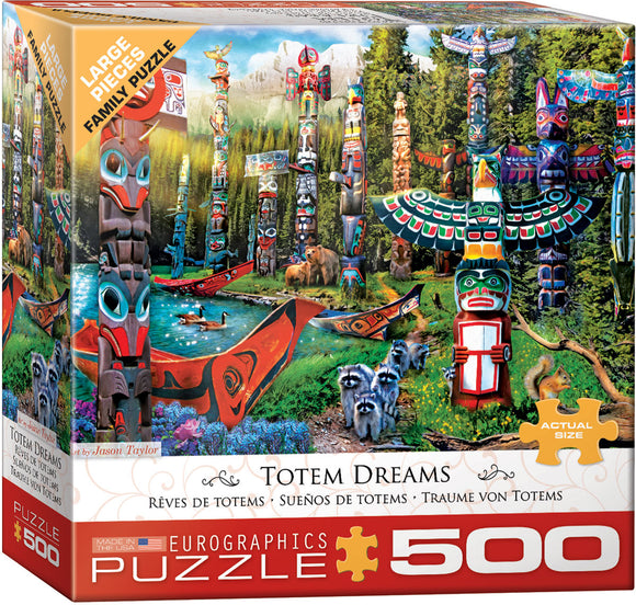 Puzzle: Family Oversize Puzzles - Totem Dreams