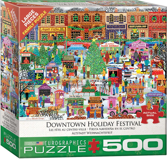 Puzzle: Family Oversize Puzzles - Downtown Holiday Festival