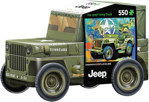 Puzzle: Military Jeep Tin