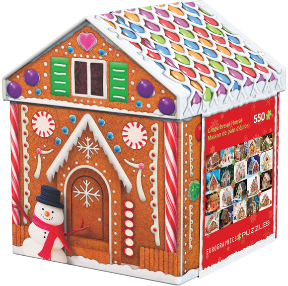 Puzzle: Gingerbread House Tin