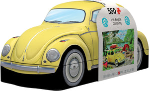 Puzzle: VW Beetle Camping Shaped Tin