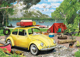 Puzzle: VW Beetle Camping Shaped Tin