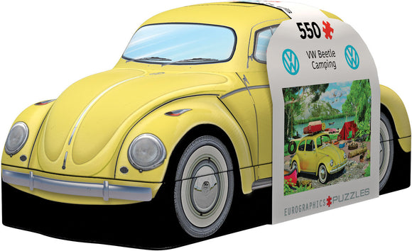 Puzzle: VW Beetle Camping Shaped Tin