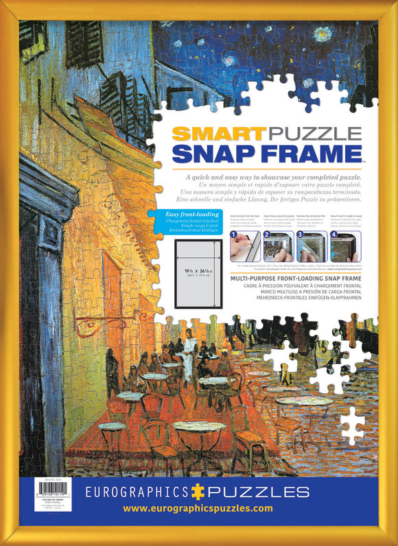 Puzzle Accessories: Smart Puzzle Accessories -SNAP Frame - Gold - Aluminum