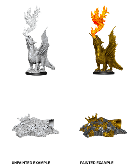 D&D: Nolzur's Marvelous Miniatures - Gold Dragon Wyrmling