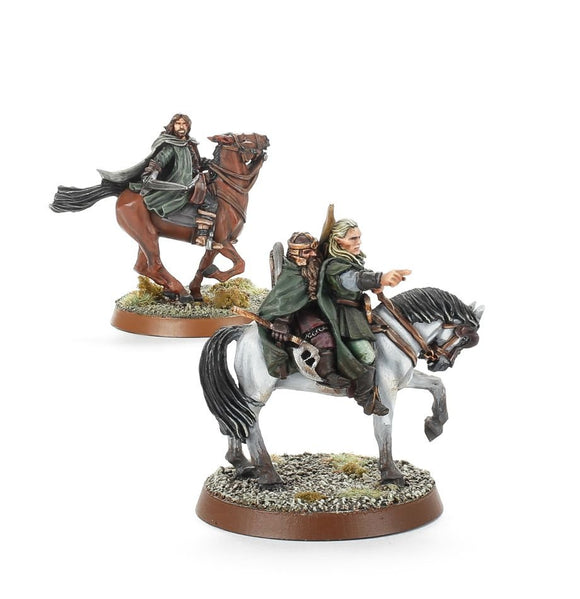 The Lord of the Rings - The Three Hunters Mounted