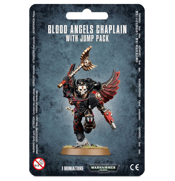 Warhammer 40K: Blood Angels Chaplain With Jump Pack
