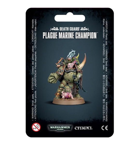 Warhammer 40K: Chaos Space Marines Plague Marine Champion