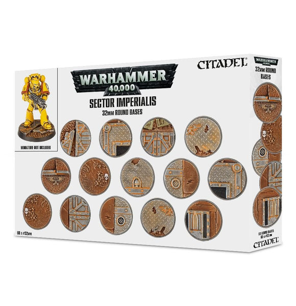 Warhammer 40K: Sector Imperialis - 32mm Round Bases