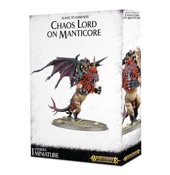 Warhammer: Slaves to Darkness - Chaos Lord on Manticore