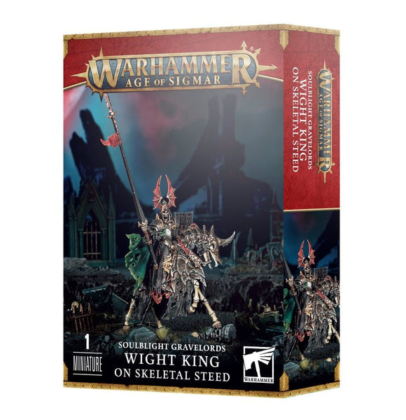 Warhammer: Soulblight Gravelords - Wight King on Skeletal Steed