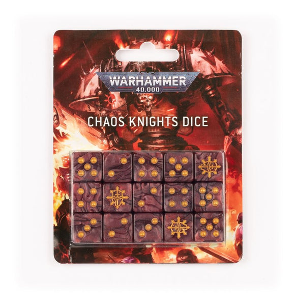 Warhammer 40K: Chaos Knights - Dice Set