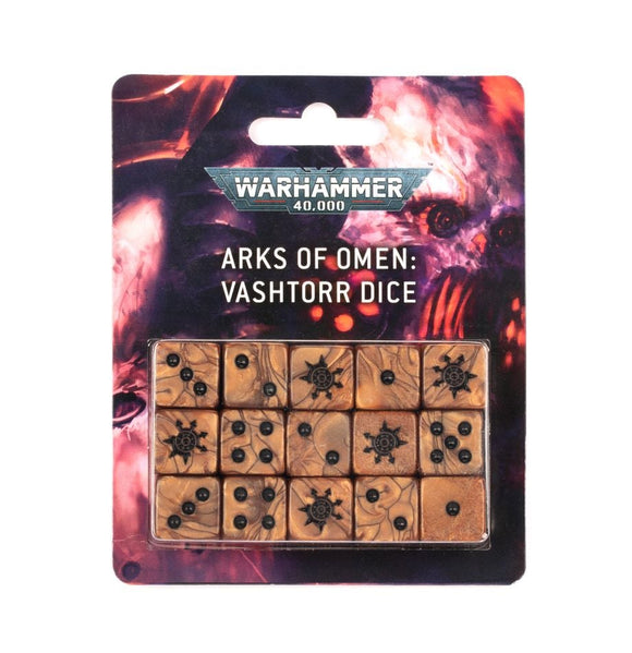 Warhammer 40K: Arks of Omen - Vashtorr Dice Set