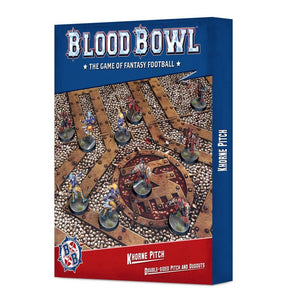 Blood Bowl: Khorne - Double-sided Pitch and Dugouts Set