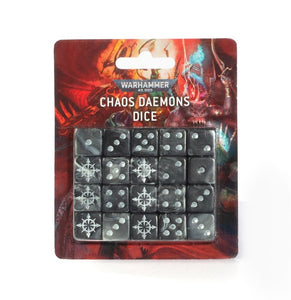 Warhammer 40K: Chaos Daemons - Dice Set packaging