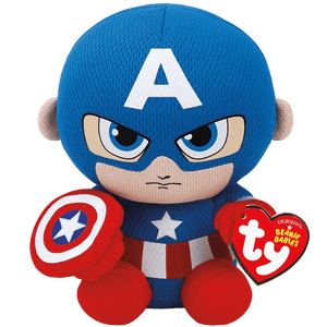 Ty Beanie Babies:  Captain America (Small)