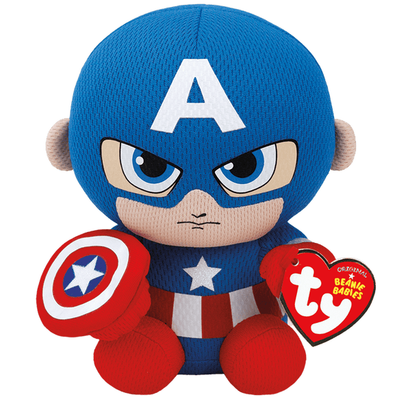 Ty Beanie Babies:  Captain America (Small)